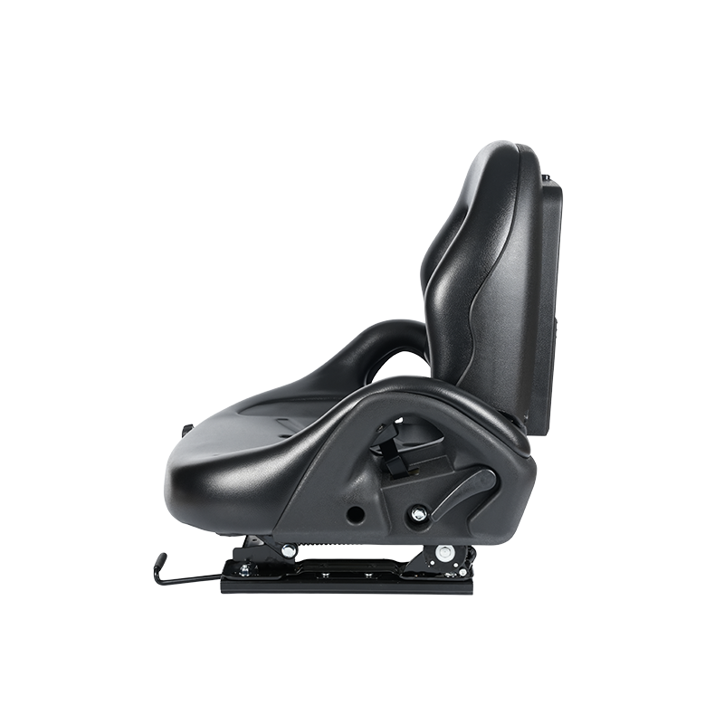 BF5-3 EN13490 IT1+IT2-sertifioitu jousitettu istuin turvavyöllä ja OPS-kytkimellä | Laajakäyttöinen rakenne Yhteensopiva Hangcha-, Nissan-, TCM-, Mitsubishi-haarukkatrukkien kanssa