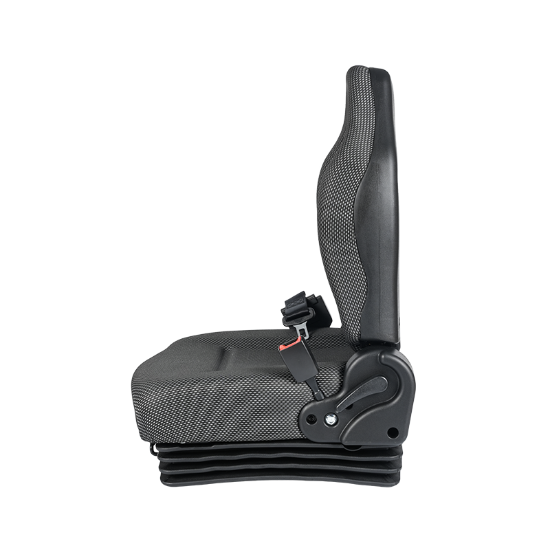 BF6-3 EN13490 IT1-sertifioitu työntömastotrukin istuin, jossa on sisäänvedettävä turvavyö, iskunvaimennin ja OPS-kytkin litiumakkutrukeille Yhteensopiva Hyster,Jungheinrich kanssa