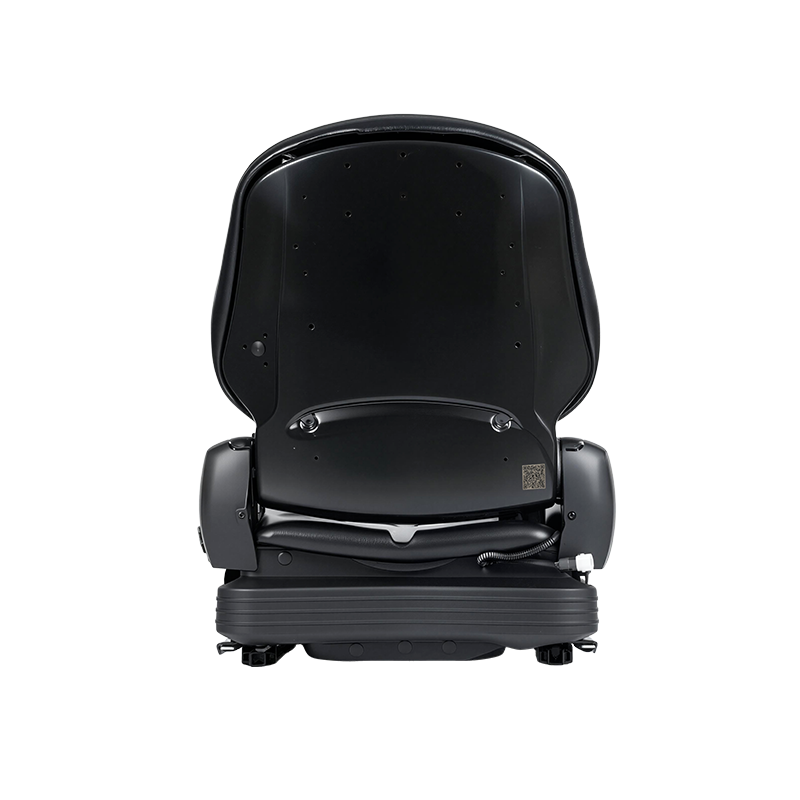 BF16 Matalaprofiilinen vinyylivaihtomekaaninen jousitettu istuin materiaalinkäsittelytrukkilaitteisiin - Musta, EN13490 IT1+IT2