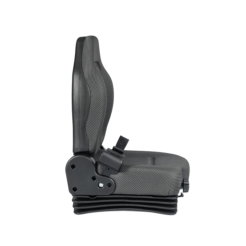 BF6-3 EN13490 IT1-sertifioitu työntömastotrukin istuin, jossa on sisäänvedettävä turvavyö, iskunvaimennin ja OPS-kytkin litiumakkutrukeille Yhteensopiva Hyster,Jungheinrich kanssa