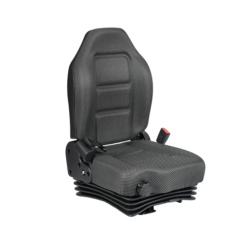 BF6-3 EN13490 IT1-sertifioitu työntömastotrukin istuin, jossa on sisäänvedettävä turvavyö, iskunvaimennin ja OPS-kytkin litiumakkutrukeille Yhteensopiva Hyster,Jungheinrich kanssa