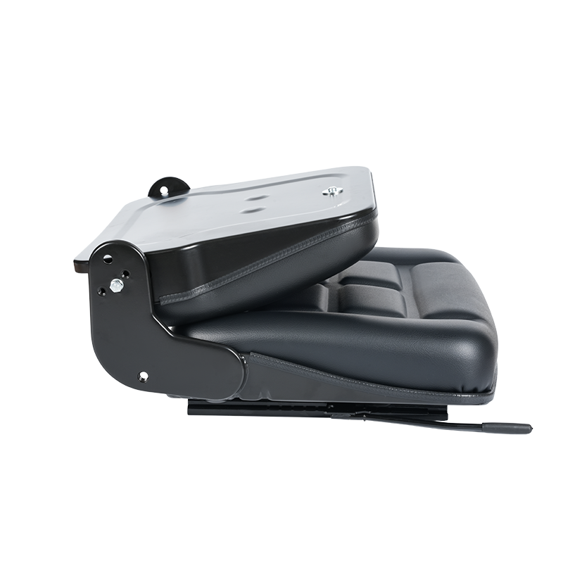 BF1-2 Kustannustehokas musta vinyylistä taitettava selkänojallinen trukin istuin varastoajoneuvoille