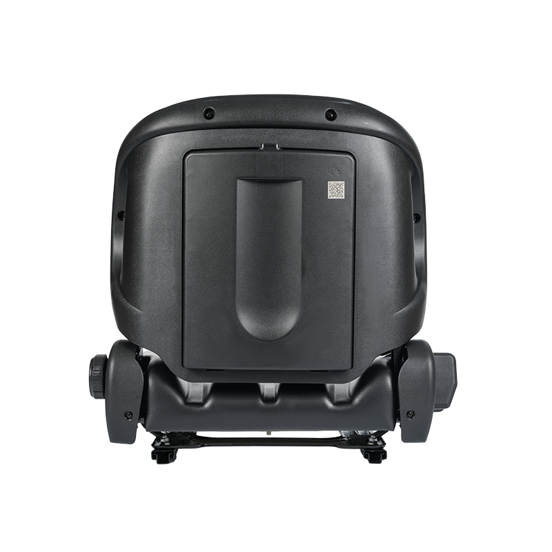 BF2-2 Universal Fit -tasoistuin lentokenttätraktoreihin, 60° kallistus, sisäänvedettävä turvavyö ja asiakirjalaatikko