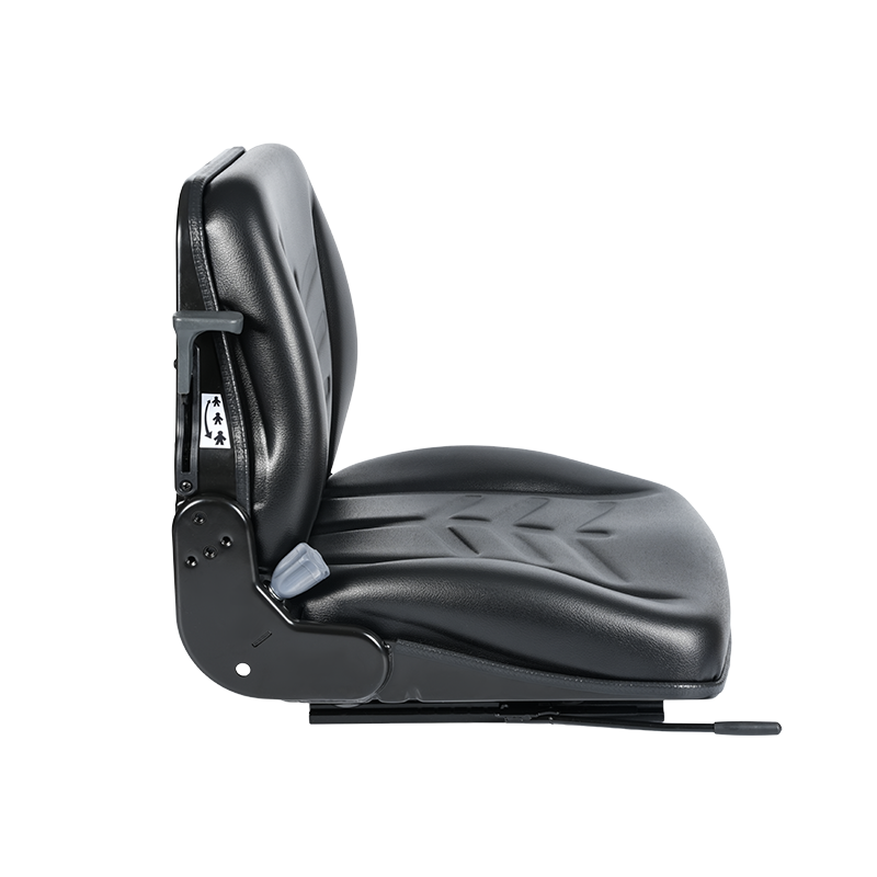 BF8-4 luotettava puolijousitettu istuin lentokentän vetotraktoreihin mekaanisella jousituksella ja 15° selkänojalla